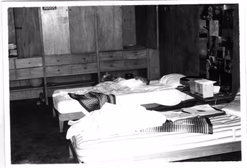 Foto do quarto de um apartamento - CRUSP